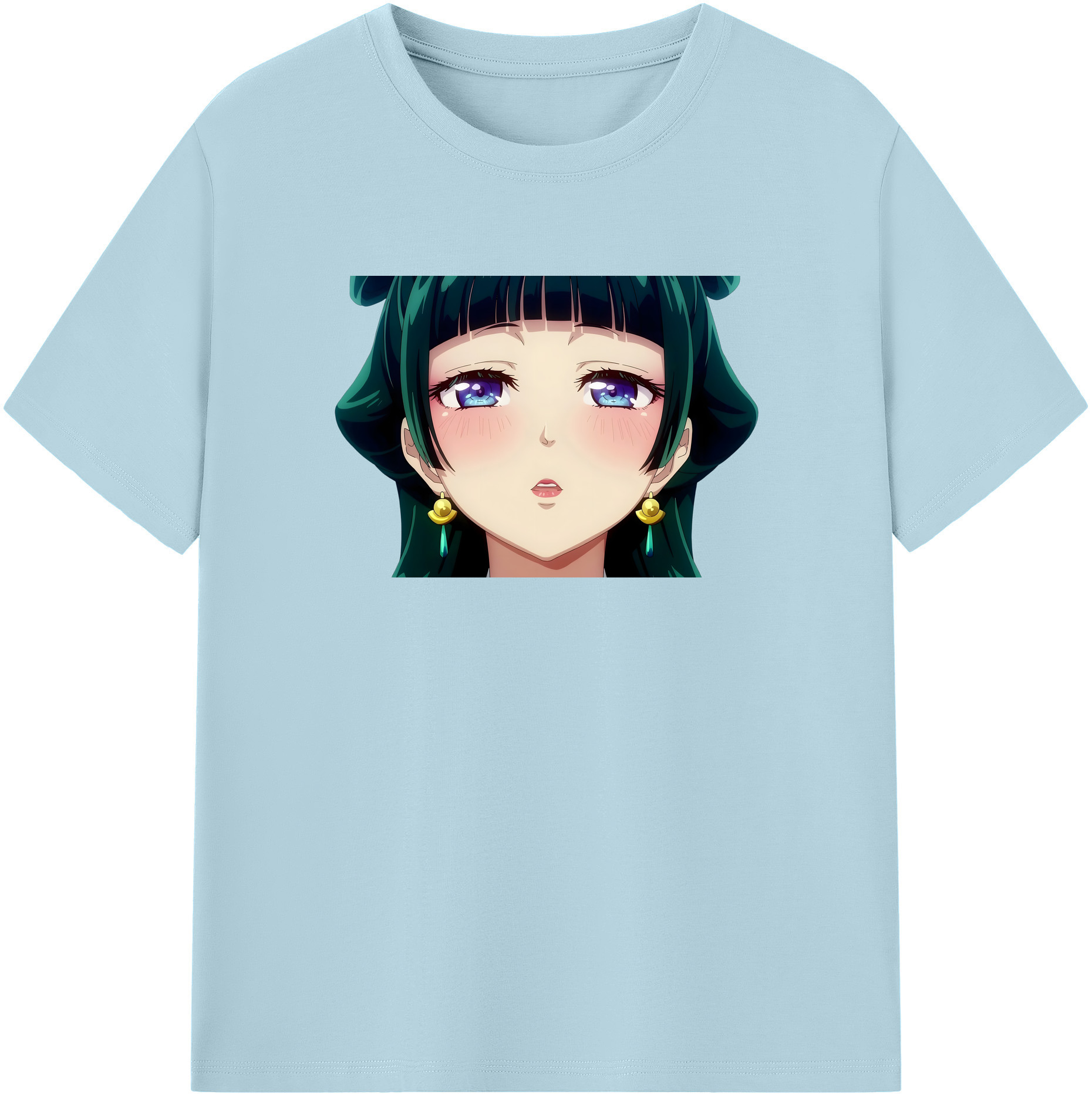 （画像用） 薬屋のひとりごと The Apothecary Diaries 綿100％半袖Tシャツ（フロントプリント）